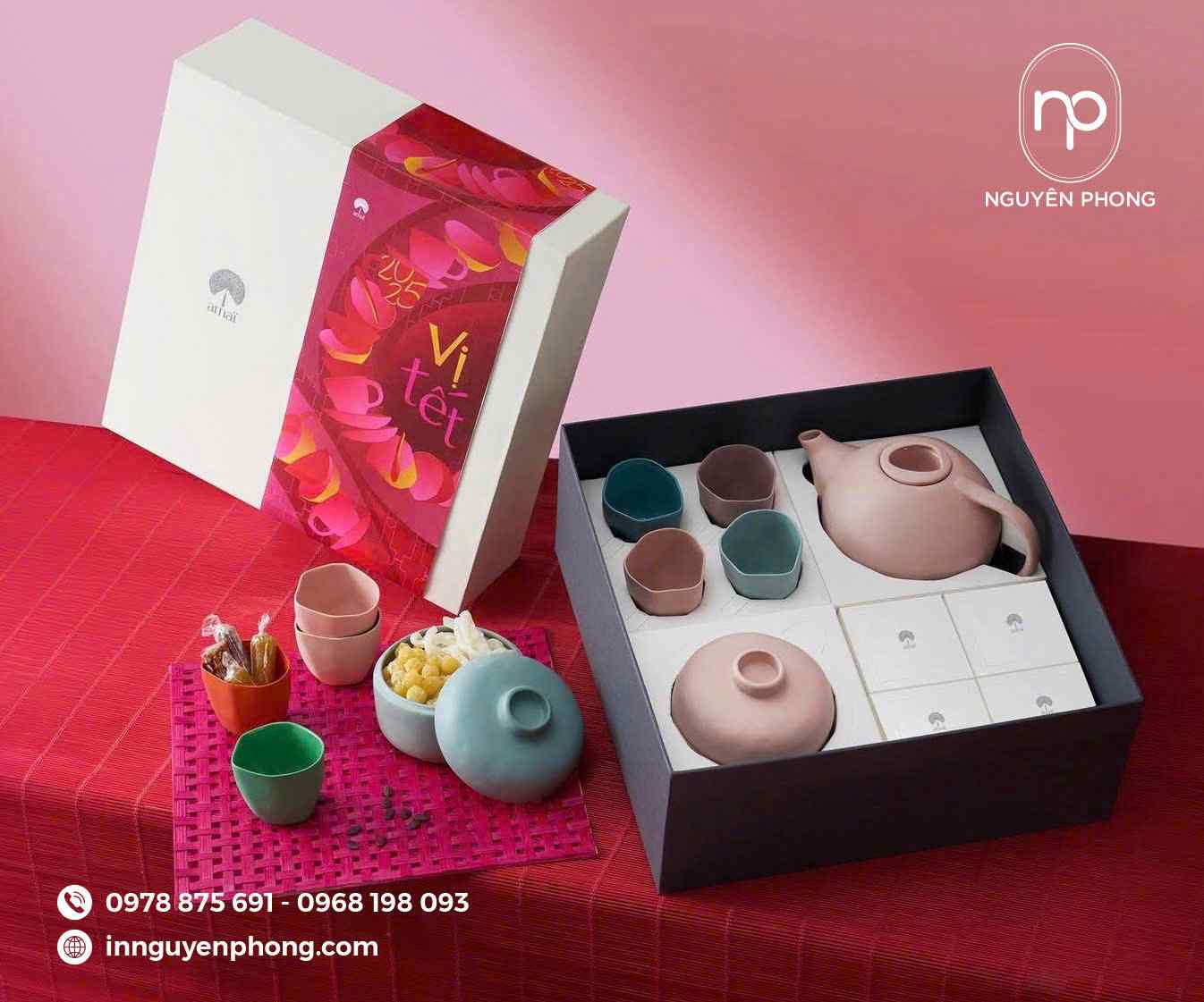 Thiết kế nổi bật của hộp đựng quà Tết